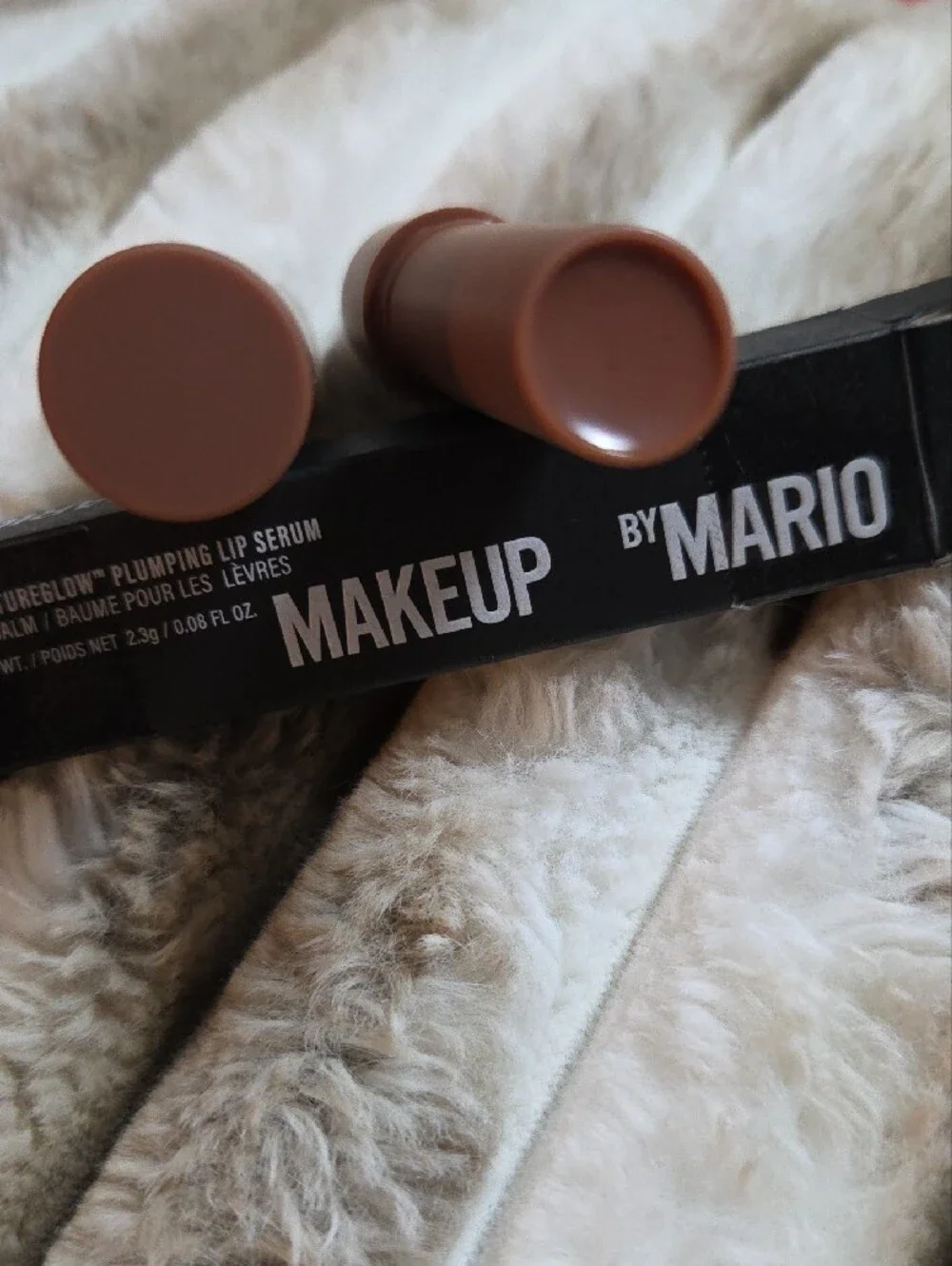 BY MARIO MoistureGlow Plumping Lip Serum in Brown Nude